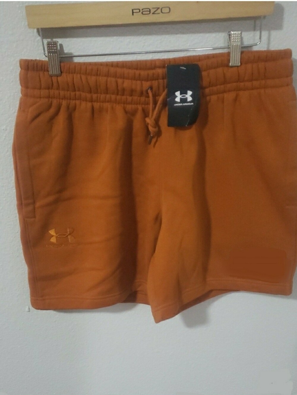 Under Armour Burnt Orange Drawstring Athletic Shorts